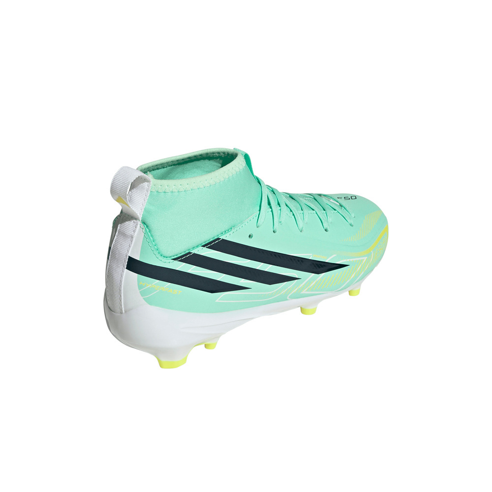 adidas botas de futbol niño cesped artificial F50 LEAGUE SOCK FG JR VEAMNE vista trasera