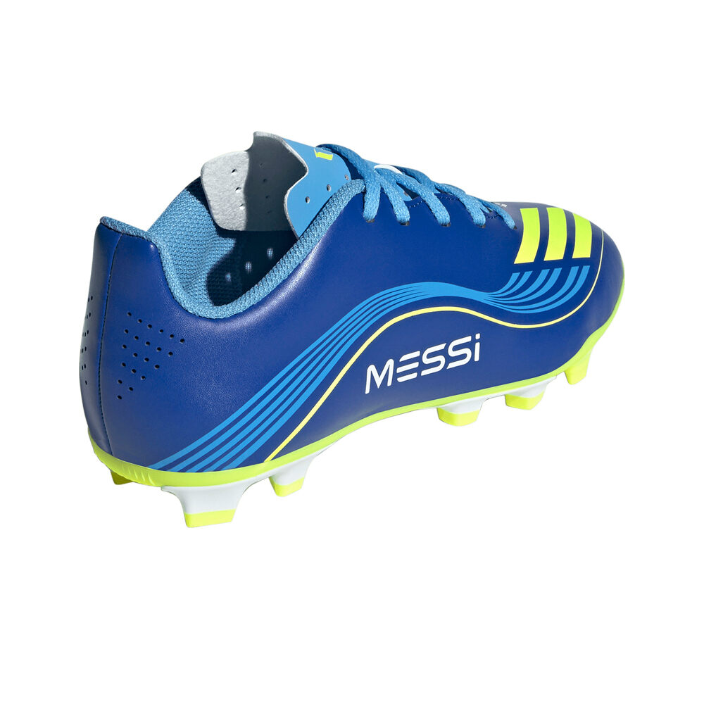 adidas botas de futbol niño cesped artificial F50 MESSI CLUB FG/MG JR MNAM vista trasera