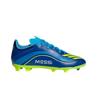 adidas botas de futbol niño cesped artificial F50 MESSI LEAGUE FG/MG JR MNAM lateral exterior