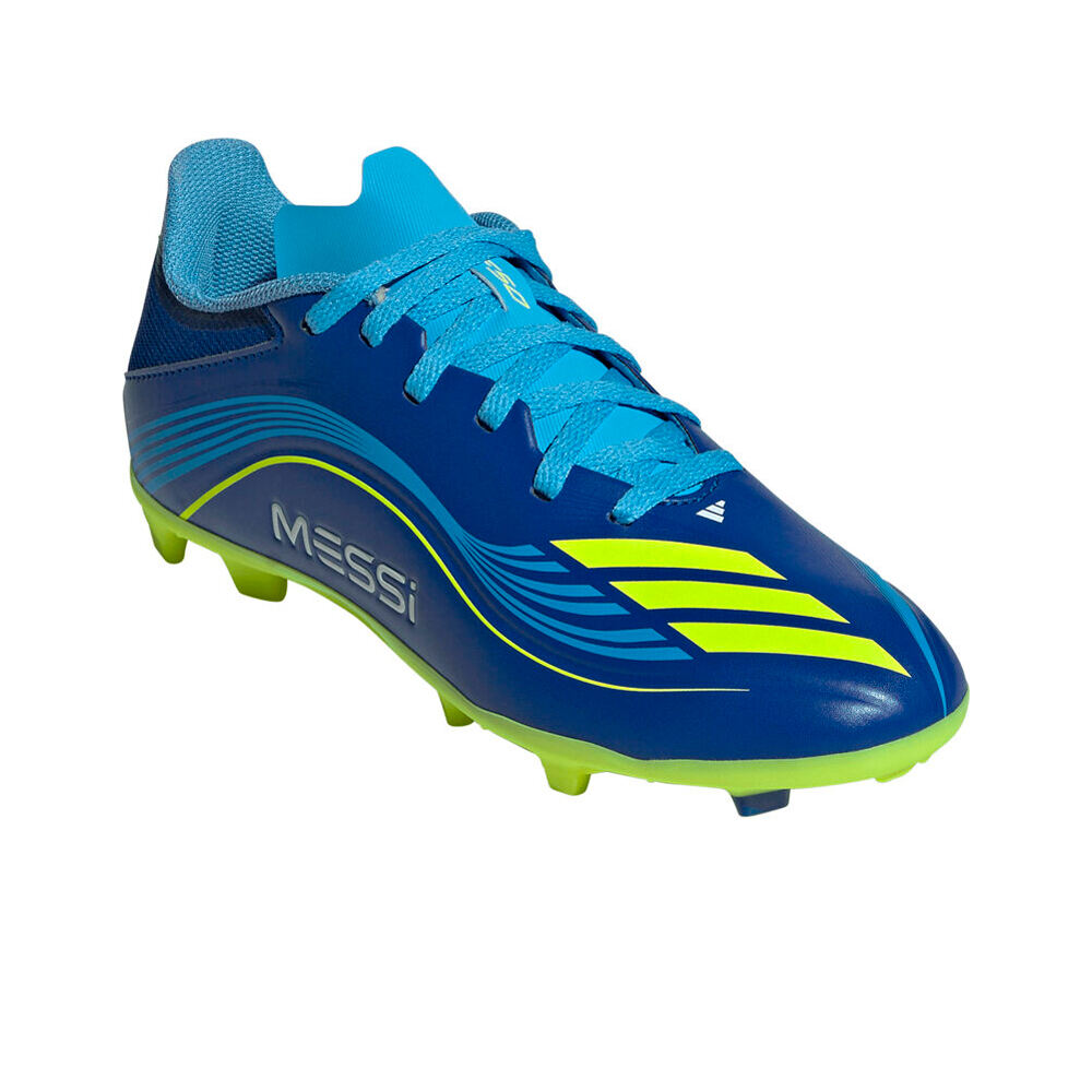 adidas botas de futbol niño cesped artificial F50 MESSI LEAGUE FG/MG JR MNAM lateral interior