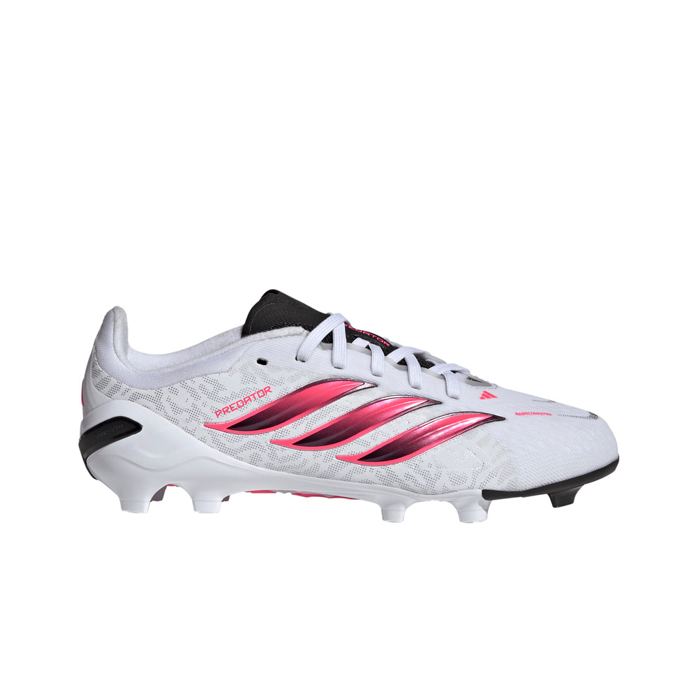 adidas botas de futbol niño cesped artificial PREDATOR ELITE FG JR BLRO lateral exterior