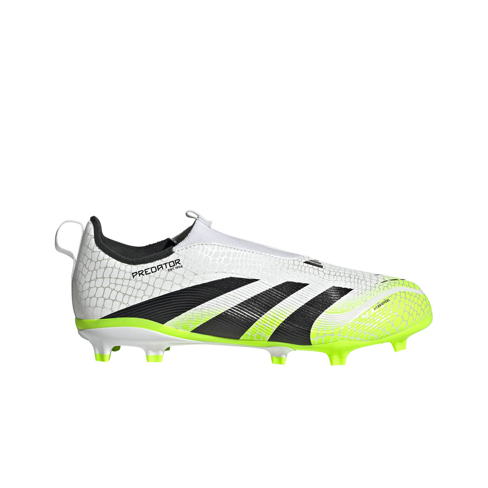 adidas botas de futbol niño cesped artificial PREDATOR LEAGUE LACELESS lateral exterior