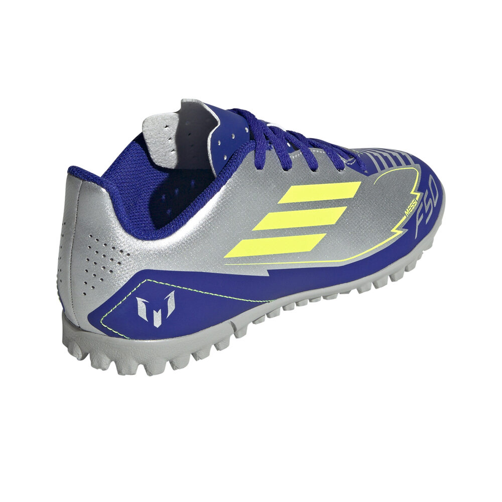 adidas botas de futbol niño multitaco y terreno duro F50 CLUB TF J MESSI PLAZ vista trasera