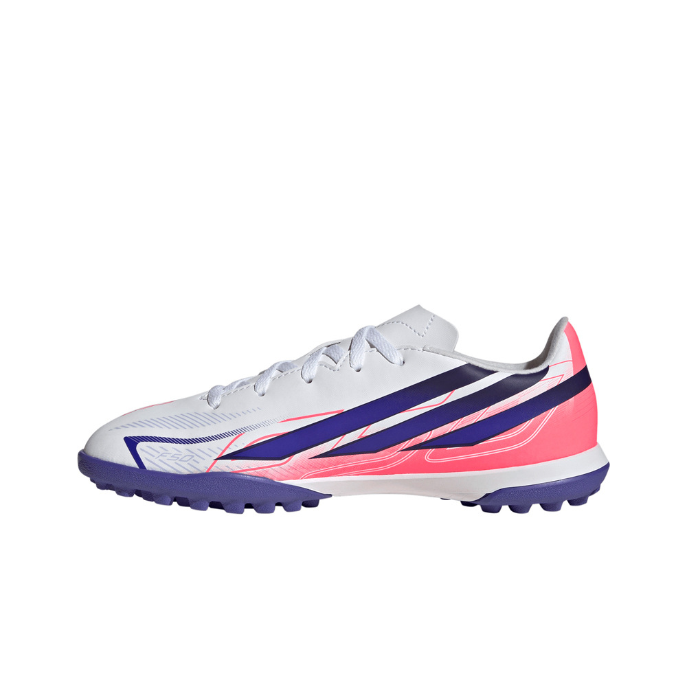 adidas botas de futbol niño multitaco y terreno duro F50 CLUB TF JR BLROAZ puntera