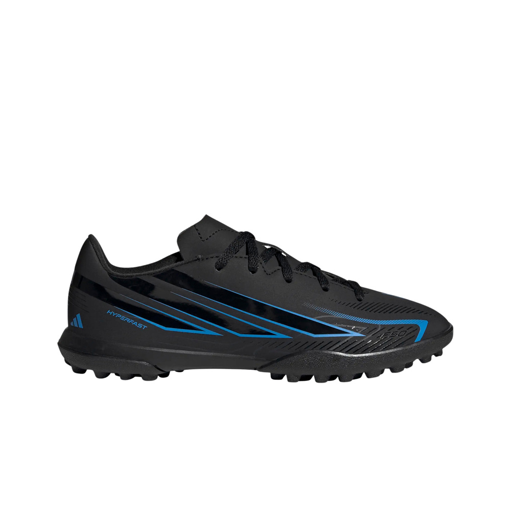 adidas botas de futbol niño multitaco y terreno duro F50 CLUB TF JR NE lateral exterior