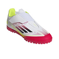 adidas botas de futbol niño multitaco y terreno duro F50 CLUB VEL TF J lateral interior