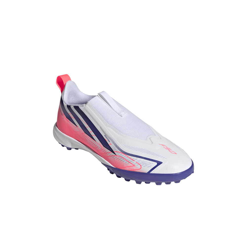 adidas botas de futbol niño multitaco y terreno duro F50 HYPERFAST LEAGUE lateral interior