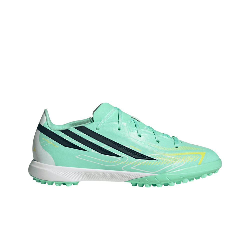 adidas botas de futbol niño multitaco y terreno duro F50 LEAGUE TF JR VEAMNE lateral exterior