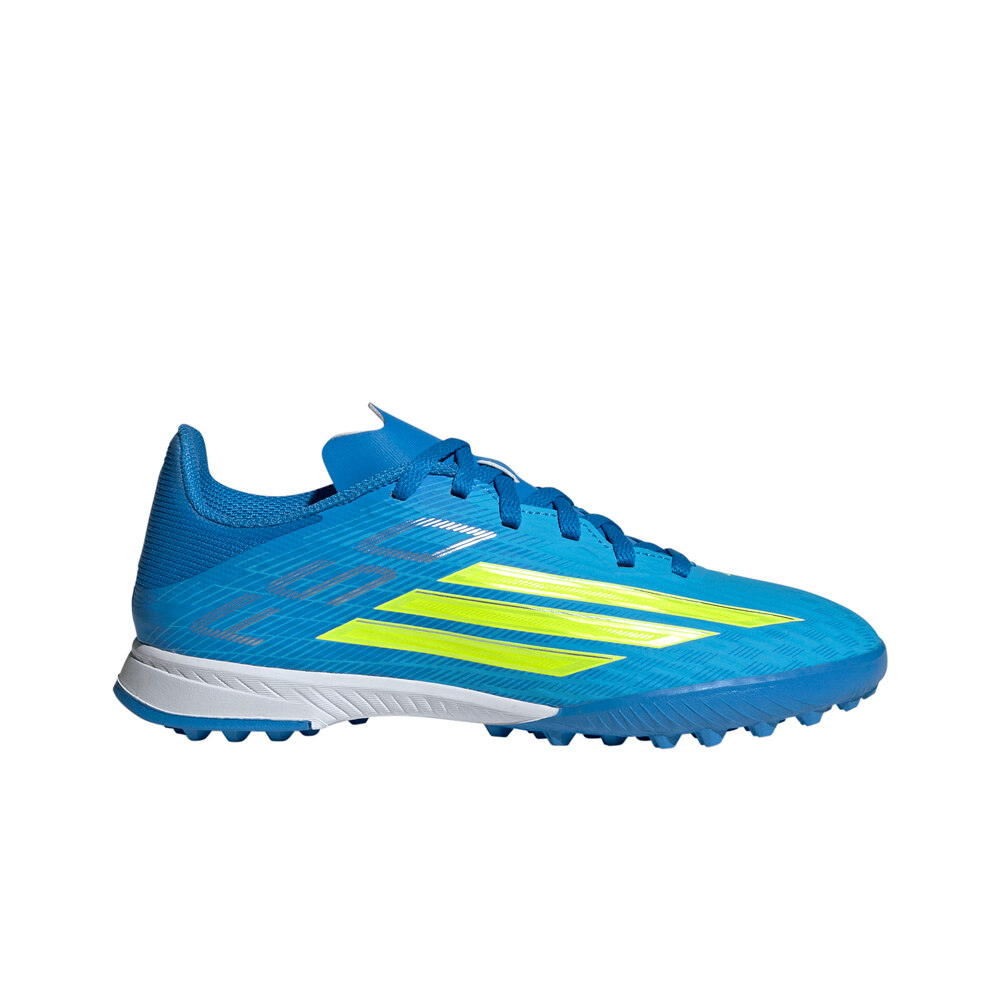 adidas botas de futbol niño multitaco y terreno duro F50 LEAGUE TURF lateral exterior