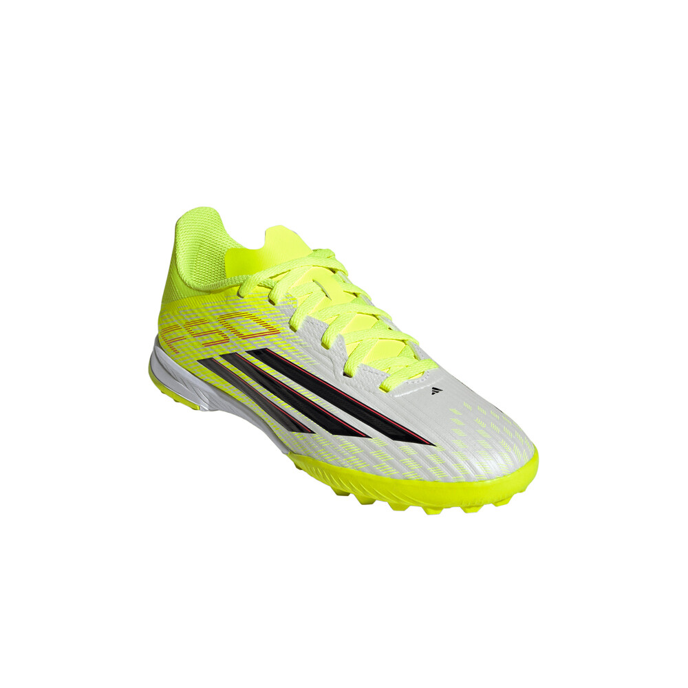 adidas botas de futbol niño multitaco y terreno duro F50 LEAGUE TURF lateral interior