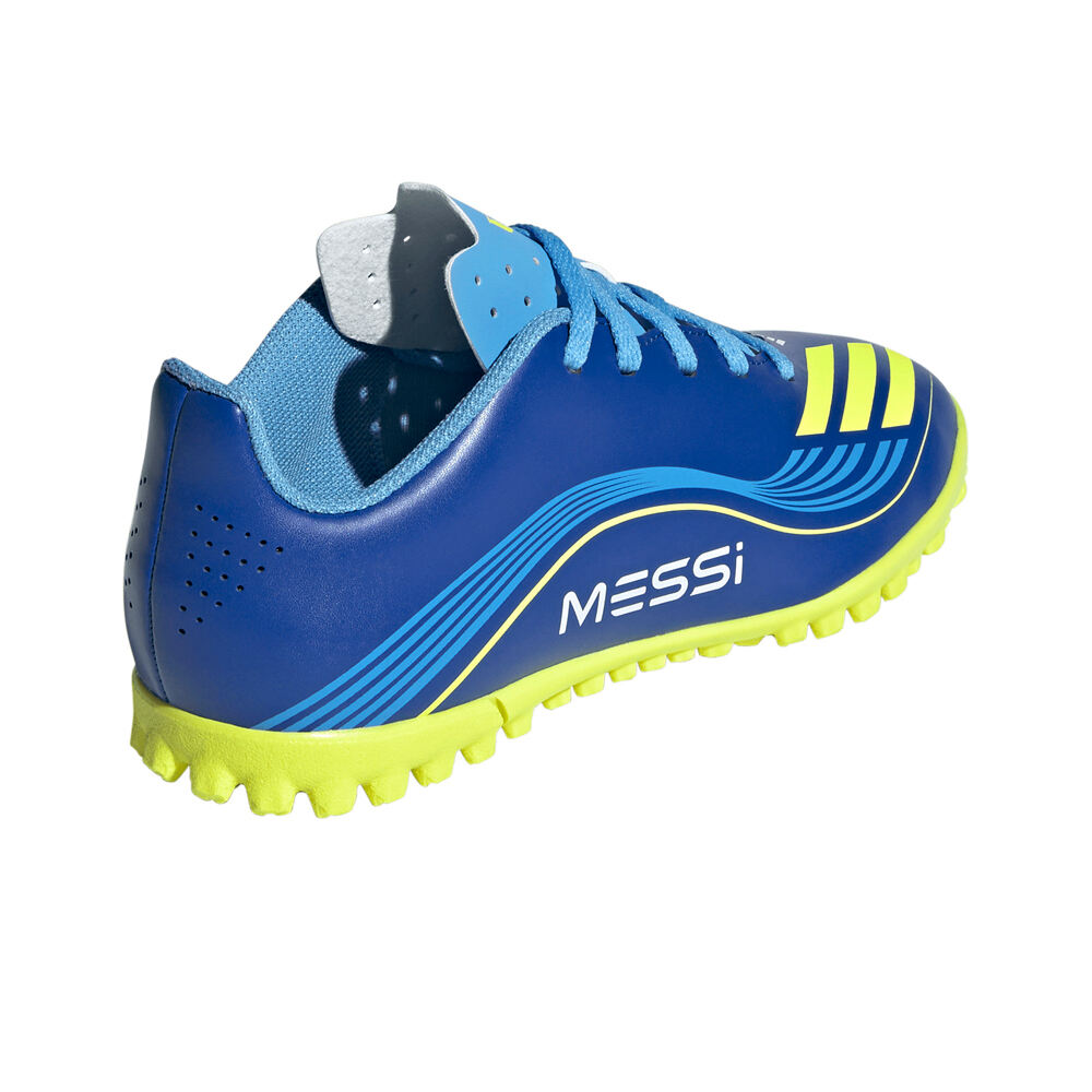 adidas botas de futbol niño multitaco y terreno duro F50 MESSI LEAGUE TF JR AZAM vista trasera