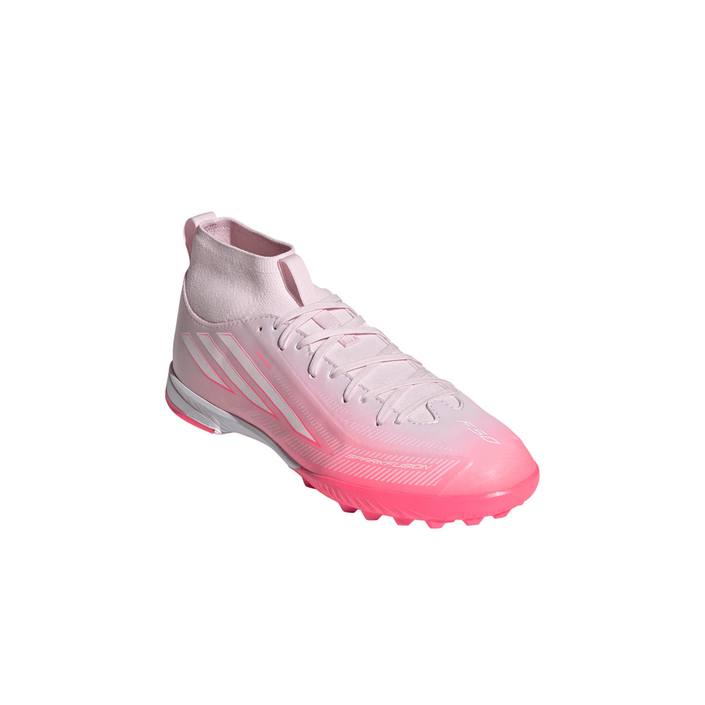 adidas botas de futbol niño multitaco y terreno duro F50 SPARKFUSION LEAGUE lateral interior