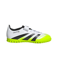adidas botas de futbol niño multitaco y terreno duro PREDATOR CLUB HOOK-AND-LOOP TURF lateral exterior