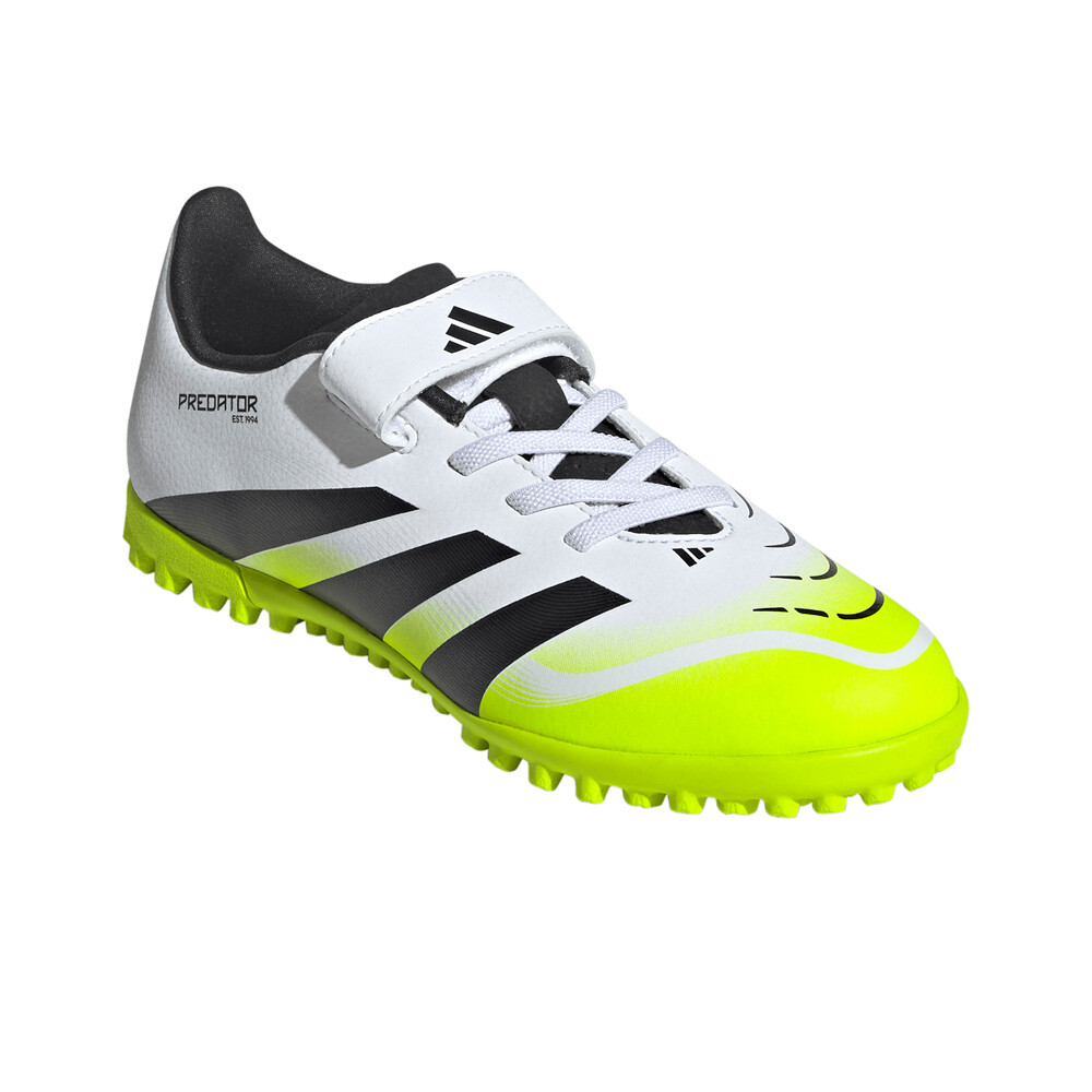 adidas botas de futbol niño multitaco y terreno duro PREDATOR CLUB HOOK-AND-LOOP TURF lateral interior
