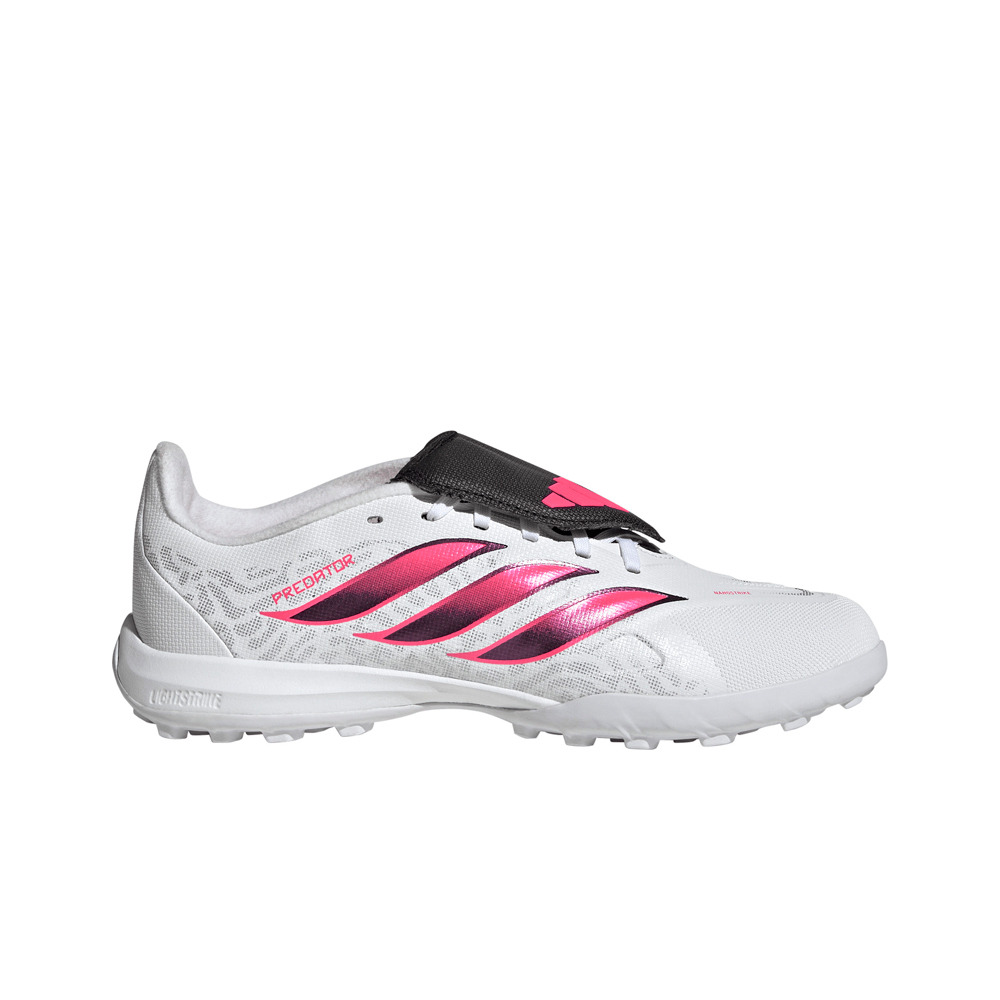 adidas botas de futbol niño multitaco y terreno duro PREDATOR LEAGUE FT TF JR BLRO lateral exterior