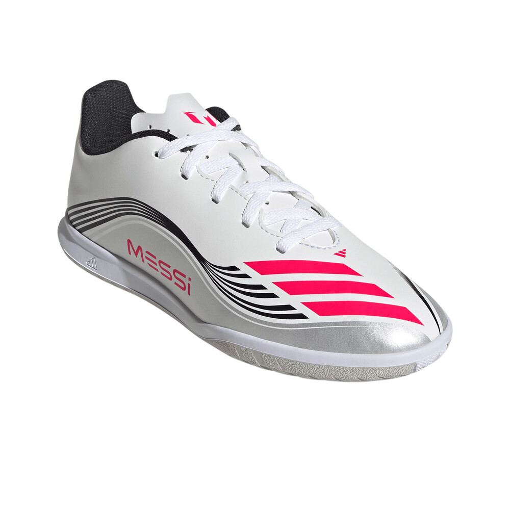 adidas botas fútbol sala niño F50 MESSI CLUB IN JR BLRO lateral interior