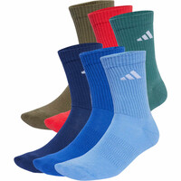 adidas calcetines deportivos CUSHIONED CREW 6 PAIR PACK vista frontal