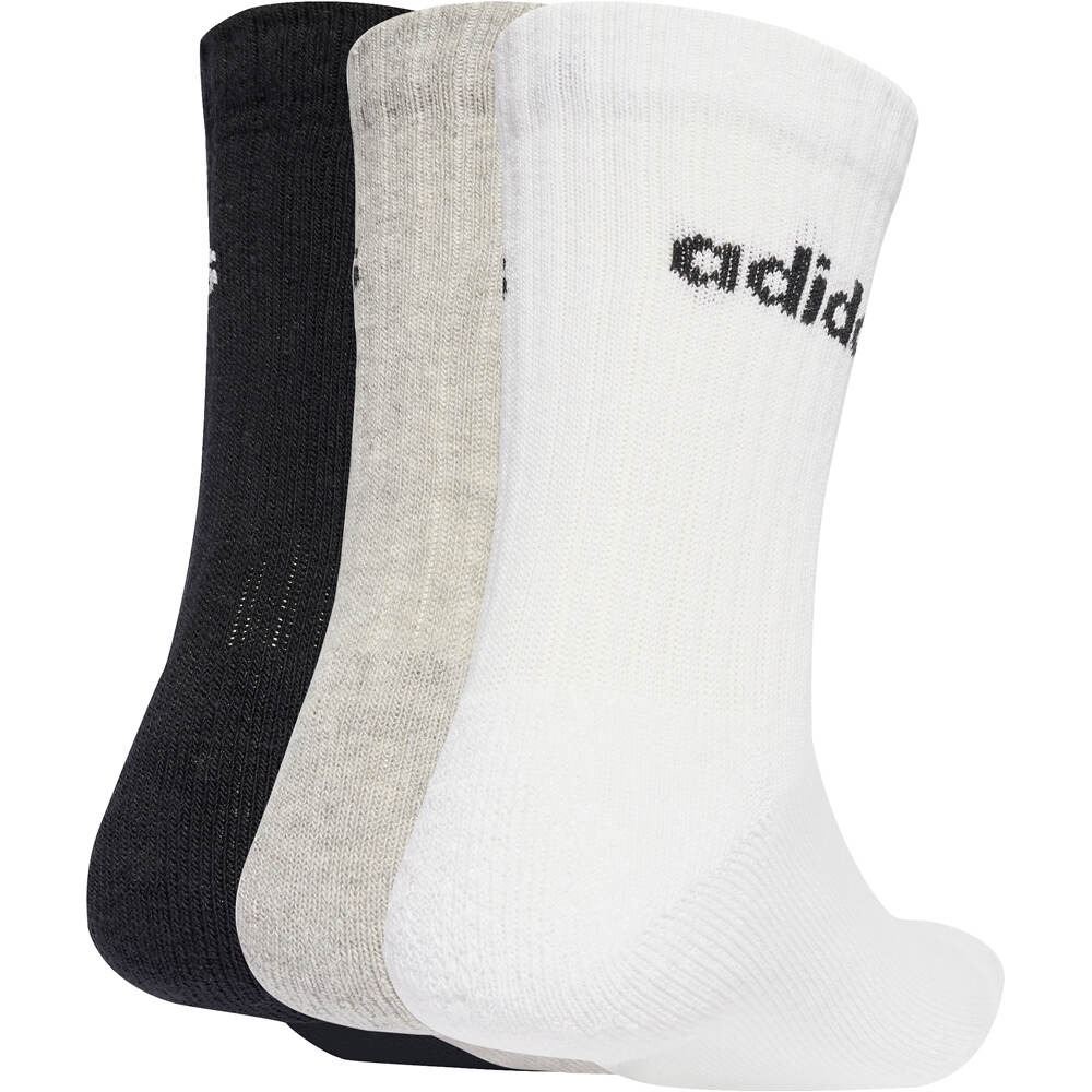 adidas calcetines deportivos LINEAR CREW 01