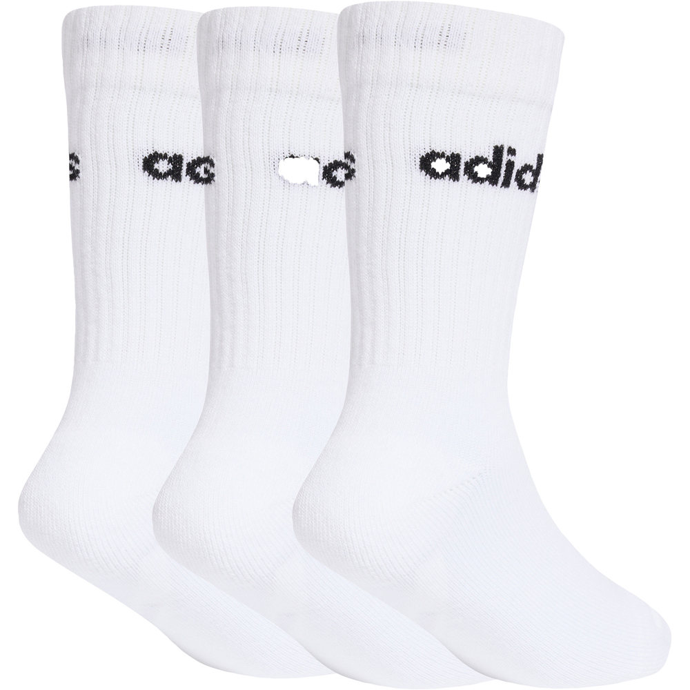 adidas calcetines niño LIN KIDS CRW 3P 01