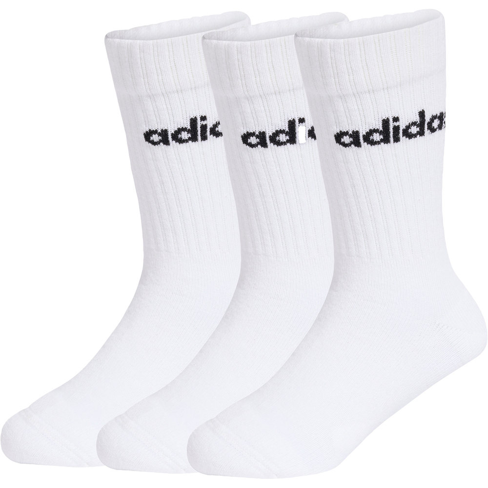 adidas calcetines niño LIN KIDS CRW 3P vista frontal
