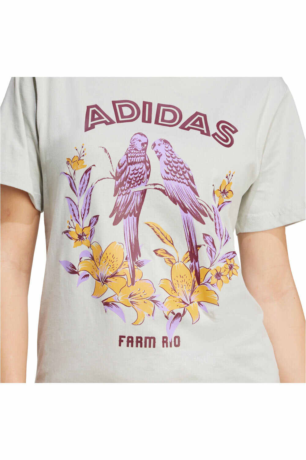 adidas camisa manga corta mujer FARM GRAPHIC T-SHIRT 2 vista detalle