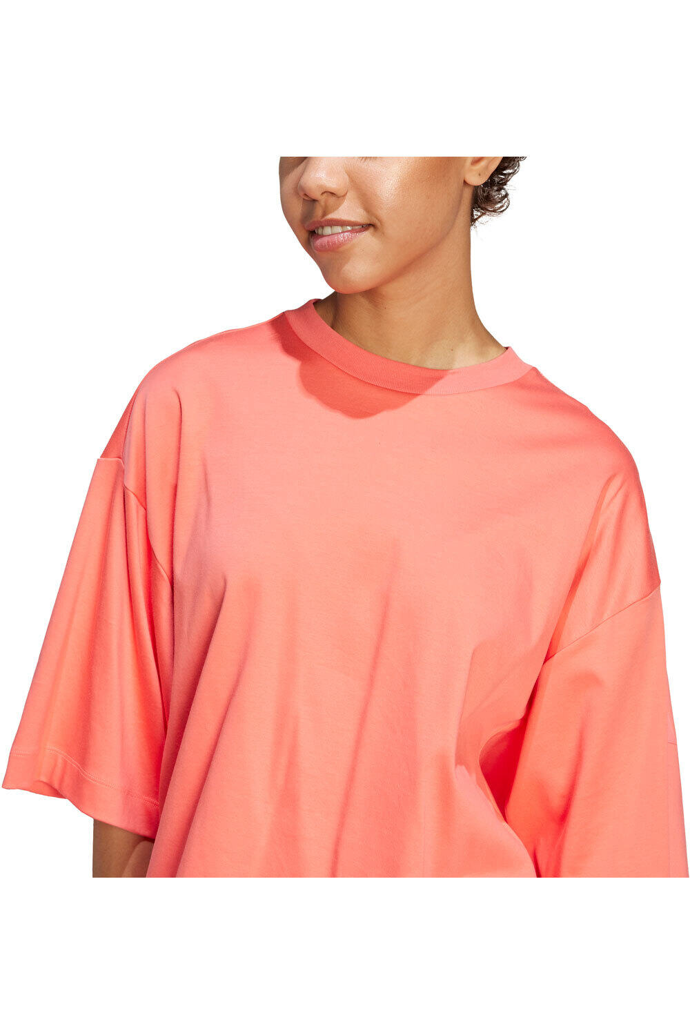 adidas camisa manga corta mujer SOFT LUX OVERSIZED 03