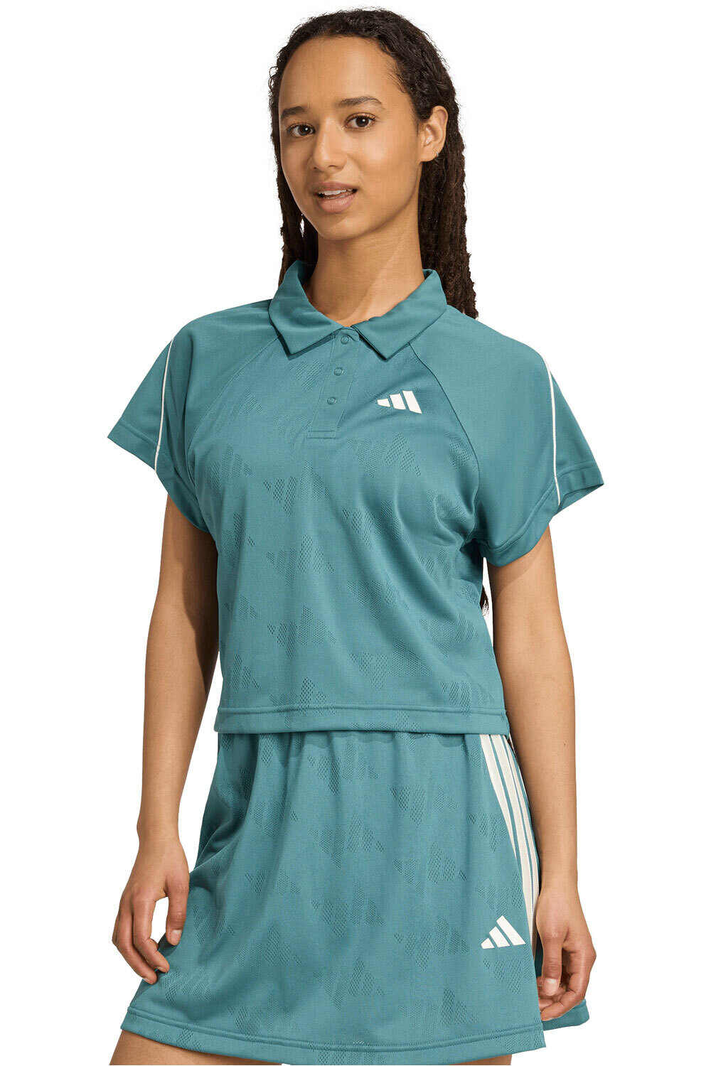adidas camisa manga corta mujer STADIUM vista frontal
