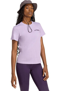 adidas camisa montaña manga corta mujer TERREX GRAPHIC vista detalle