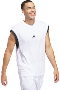 adidas camiseta baloncesto BASKETBALL ALL WORLD SLEEVELESS vista detalle