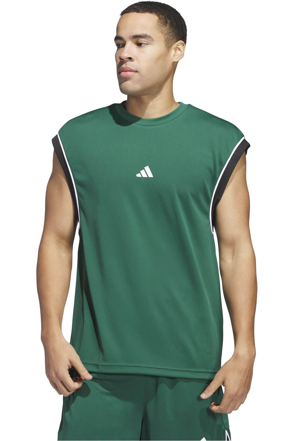 adidas camiseta baloncesto BOS TANK vista frontal