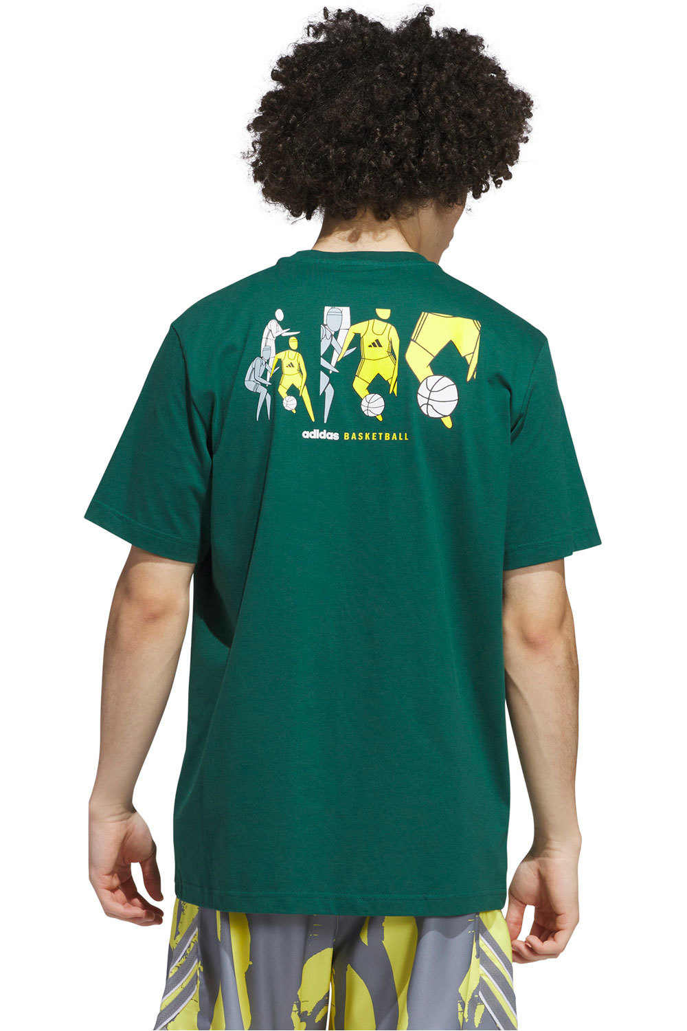 adidas camiseta baloncesto Hoops for All Graphic vista trasera