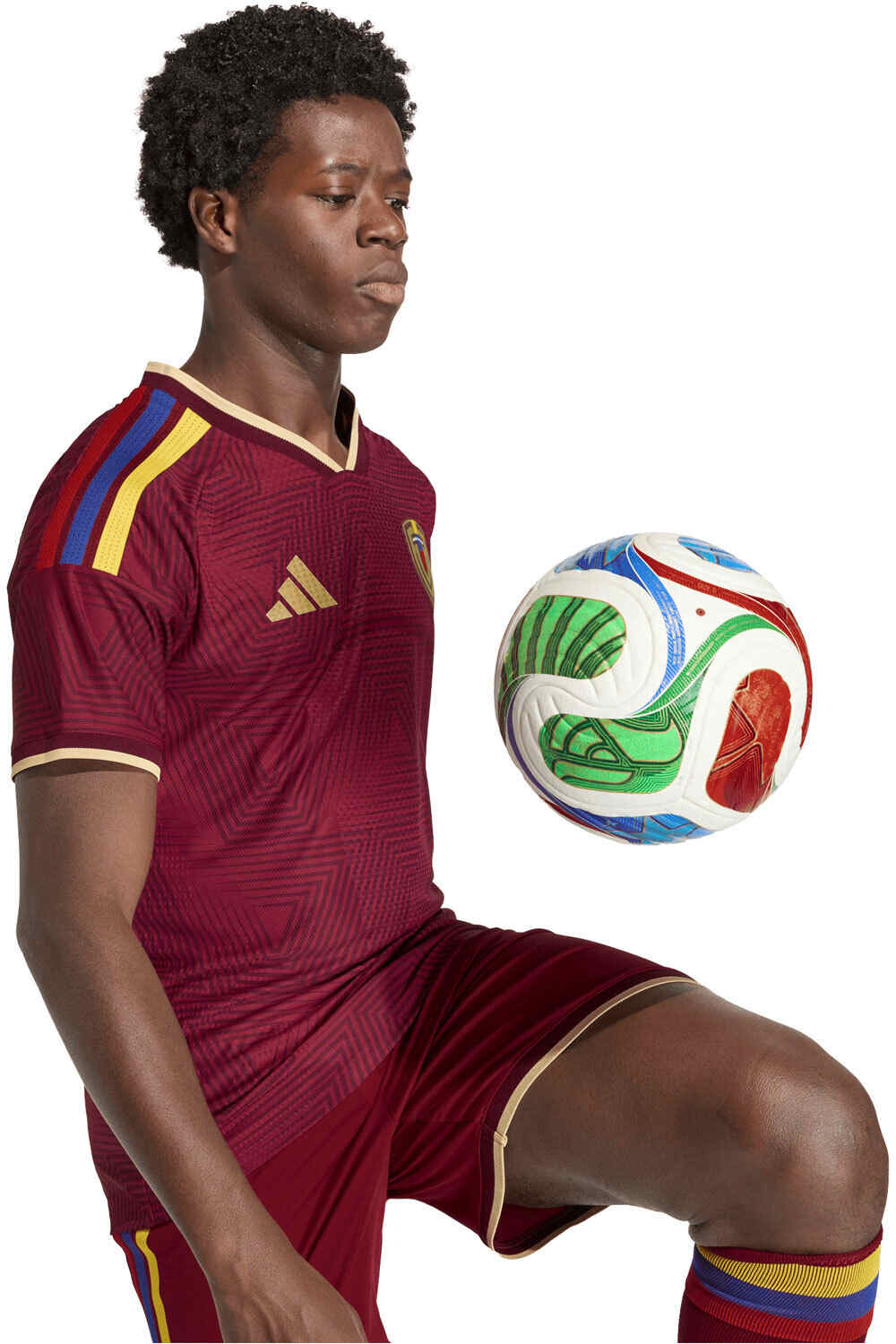 adidas camiseta de fútbol oficiales 1 EQUIPACIN VENEZUELA 26 AUTHENTIC vista detalle