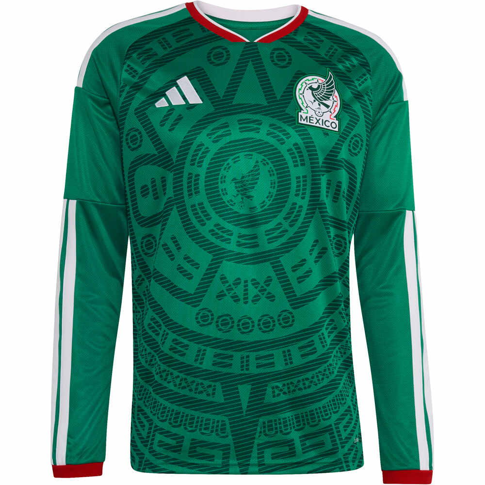 adidas camiseta de fútbol oficiales 1 EQUIPACION MEXICO 26 MANGA LARGA 04