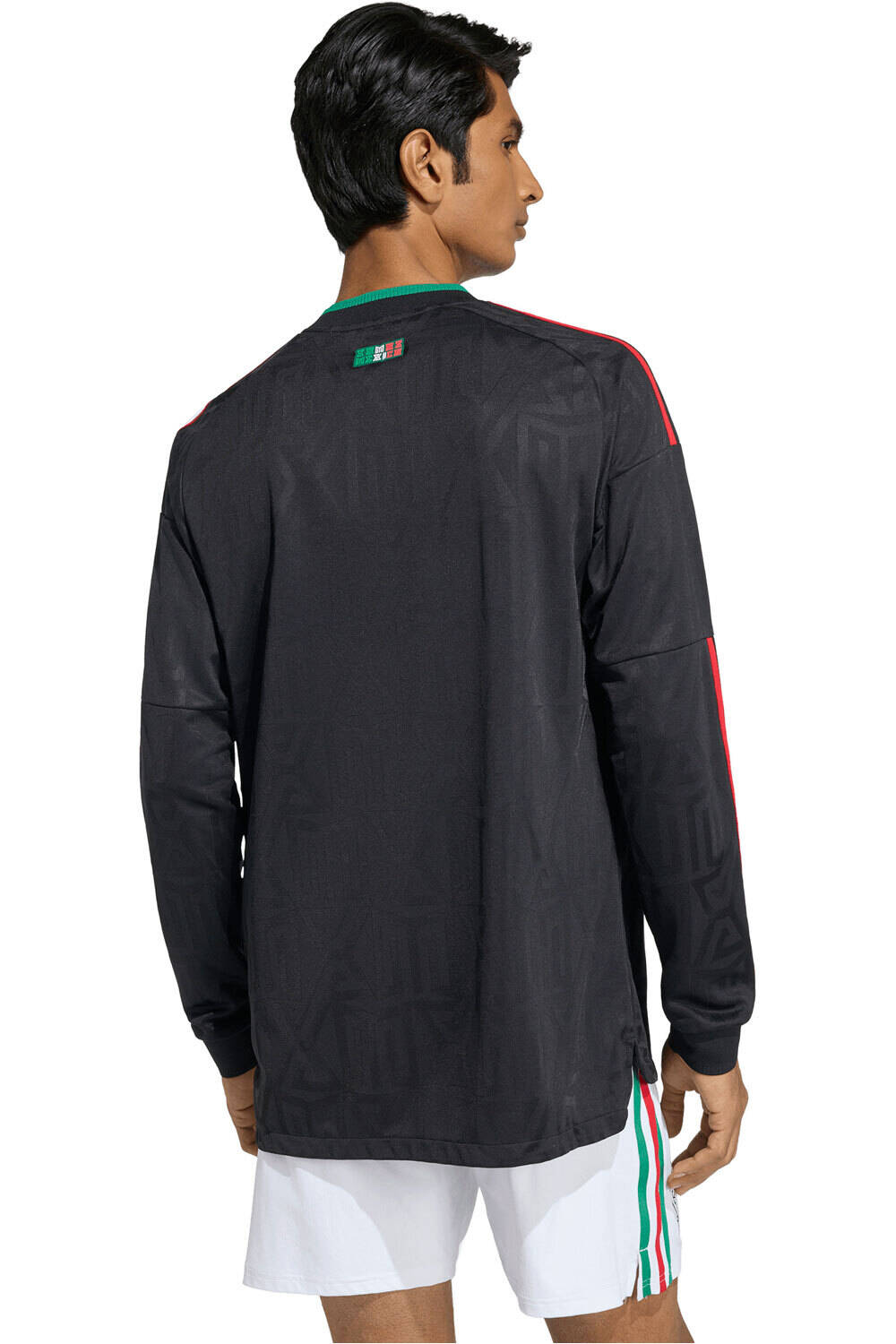 adidas camiseta de fútbol oficiales 3 EQUIPACION AUTHENTIC MEXICO 26 vista trasera
