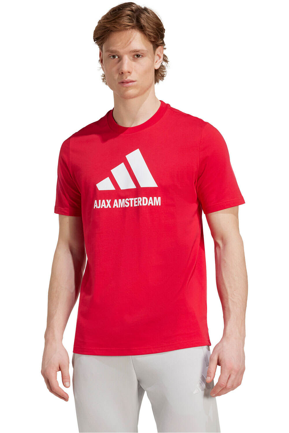 adidas camiseta de fútbol oficiales AJAX SEASONAL GRAPHIC vista frontal