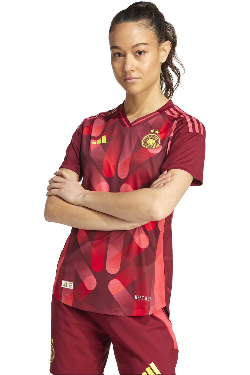 adidas camiseta de fútbol oficiales ALEMANIA 25 A JSY AU W vista frontal