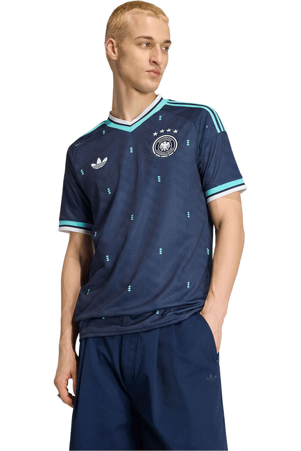 adidas camiseta de fútbol oficiales ALEMANIA 26 A JSY vista frontal