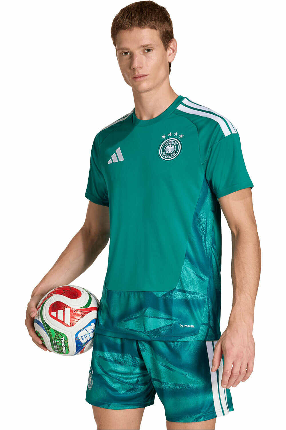 adidas camiseta de fútbol oficiales ALEMANIA 26 H GK JSY vista frontal