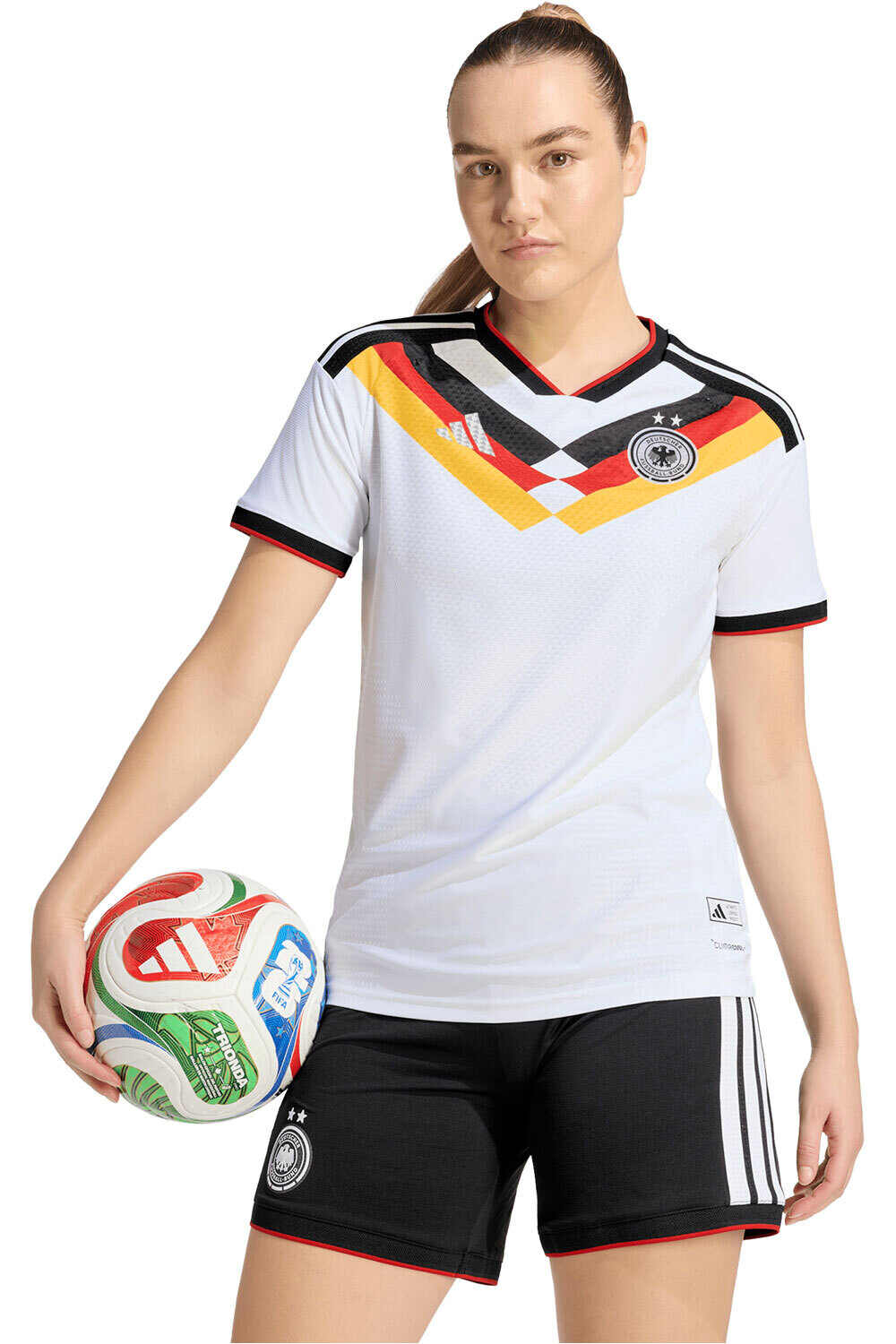 adidas camiseta de fútbol oficiales ALEMANIA 26 H JSY AU W vista frontal