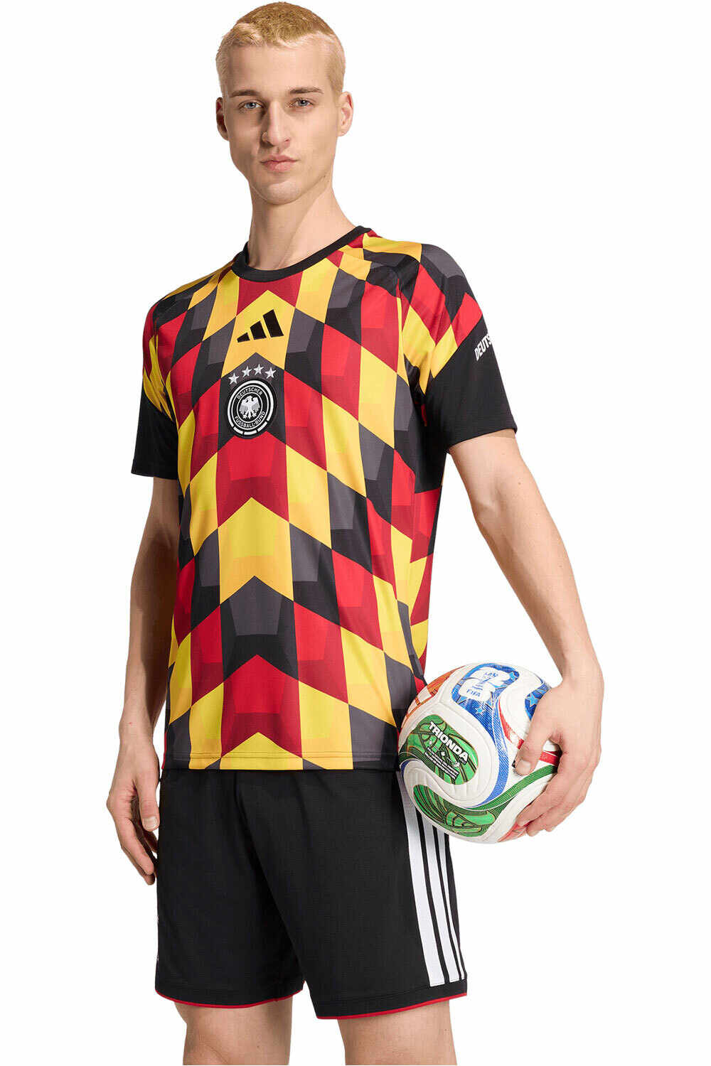 adidas camiseta de fútbol oficiales ALEMANIA 26 PREMATCH vista frontal