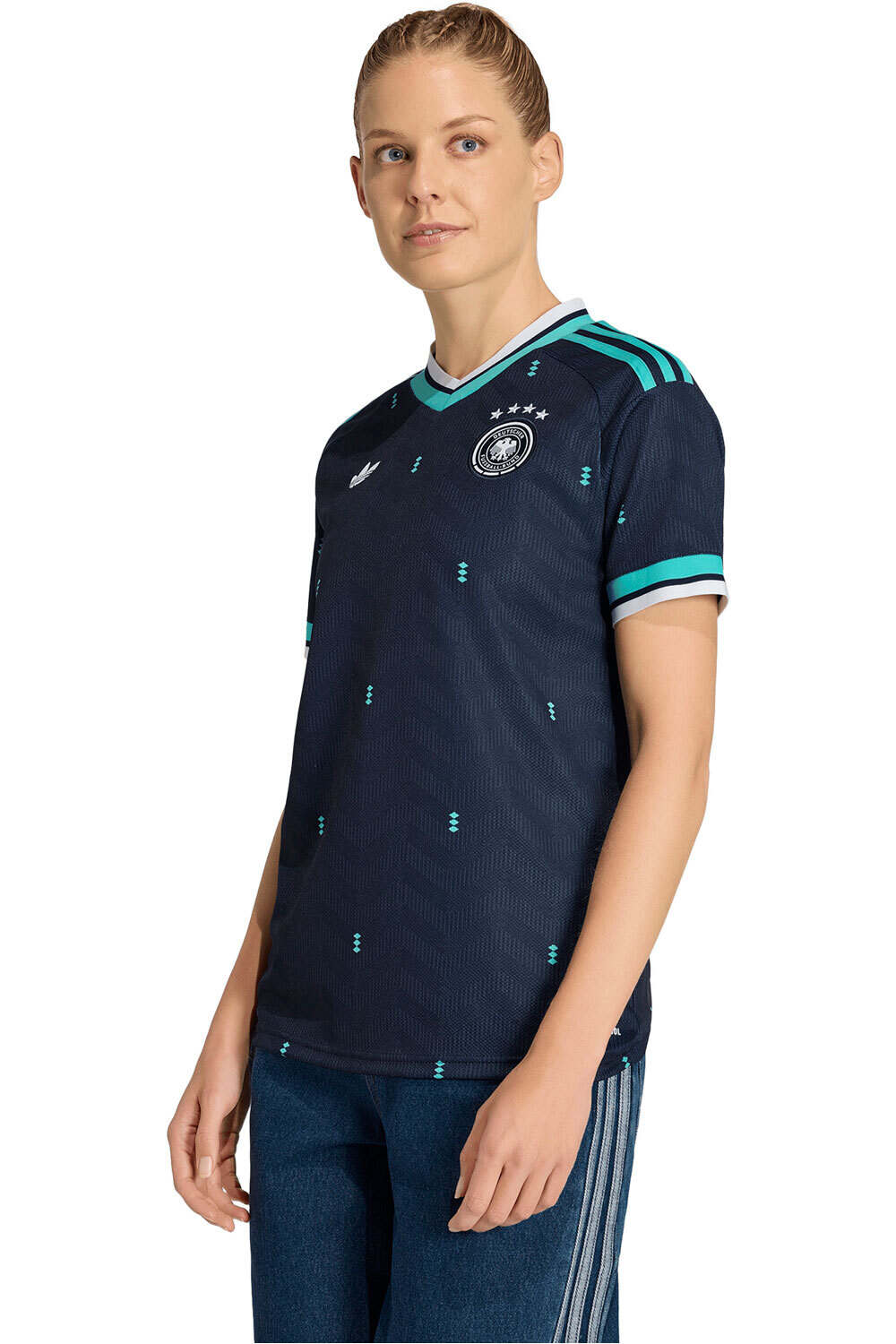adidas camiseta de fútbol oficiales ALEMANIA 26 SEGUNDA EQUIPACIN vista frontal