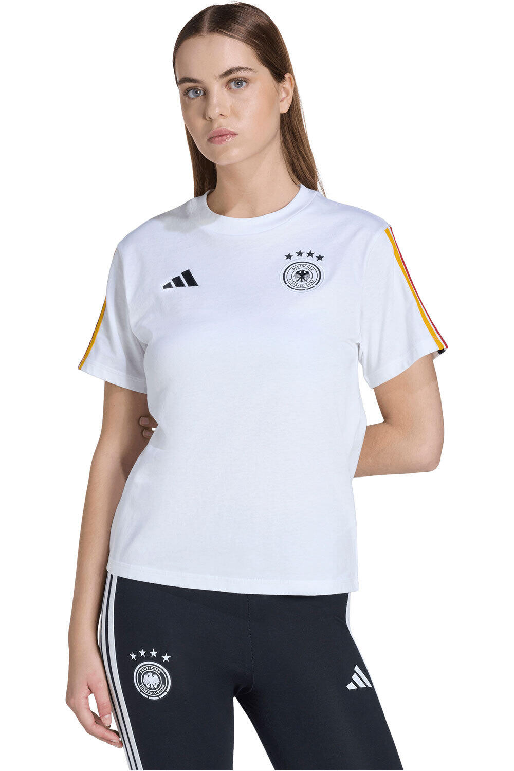 adidas camiseta de fútbol oficiales ALEMANIA 26 WMN TEE vista frontal