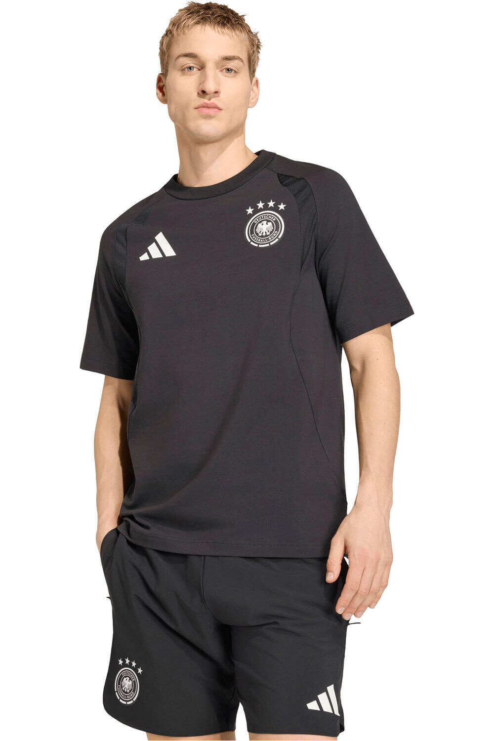 adidas camiseta de fútbol oficiales ALEMANIA TIRO TRAVEL vista frontal