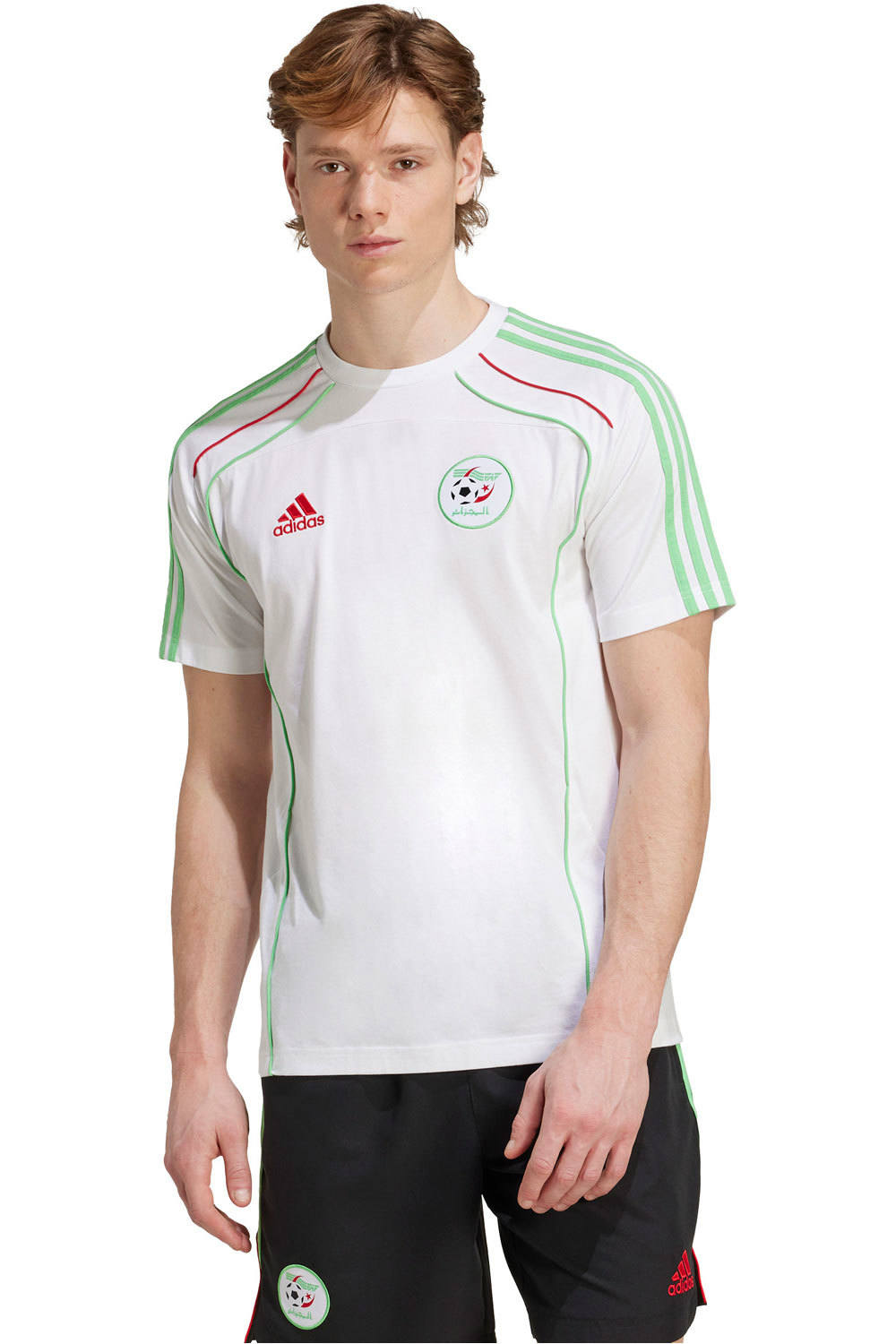 adidas camiseta de fútbol oficiales Argelia UBP vista frontal