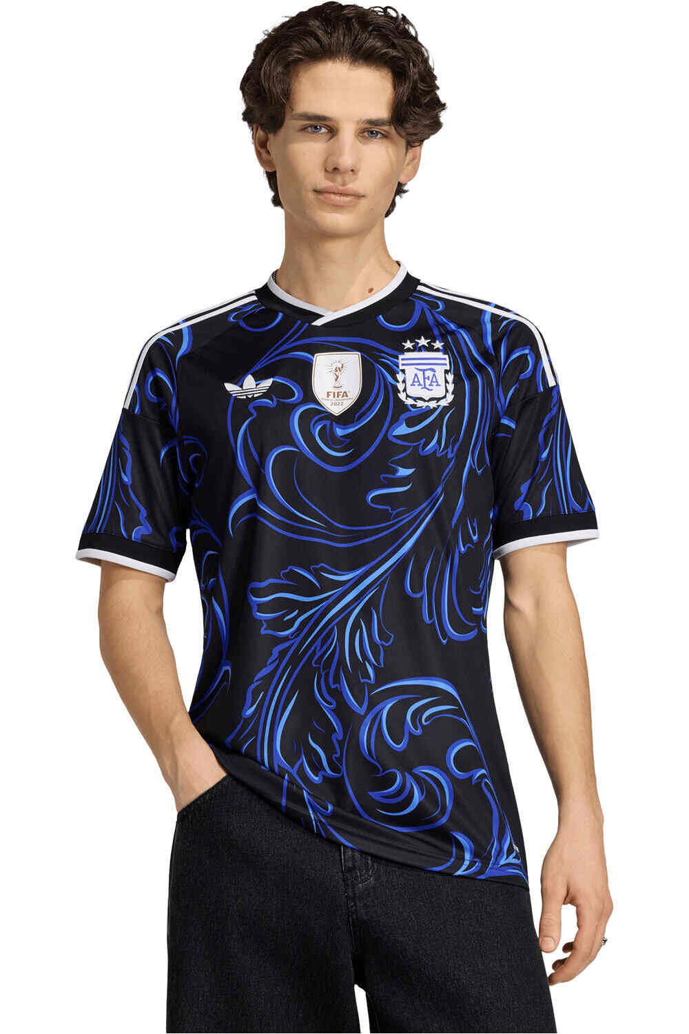 adidas camiseta de fútbol oficiales ARGENTINA 26 A JSY vista frontal