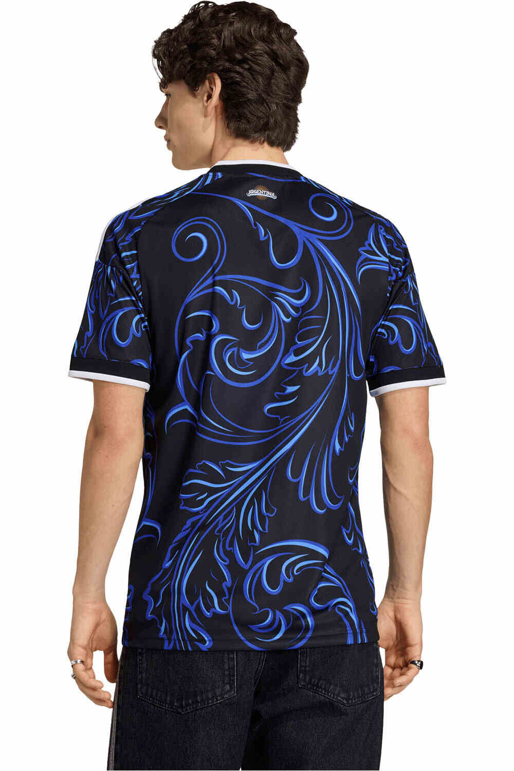 adidas camiseta de fútbol oficiales ARGENTINA 26 A JSY vista trasera