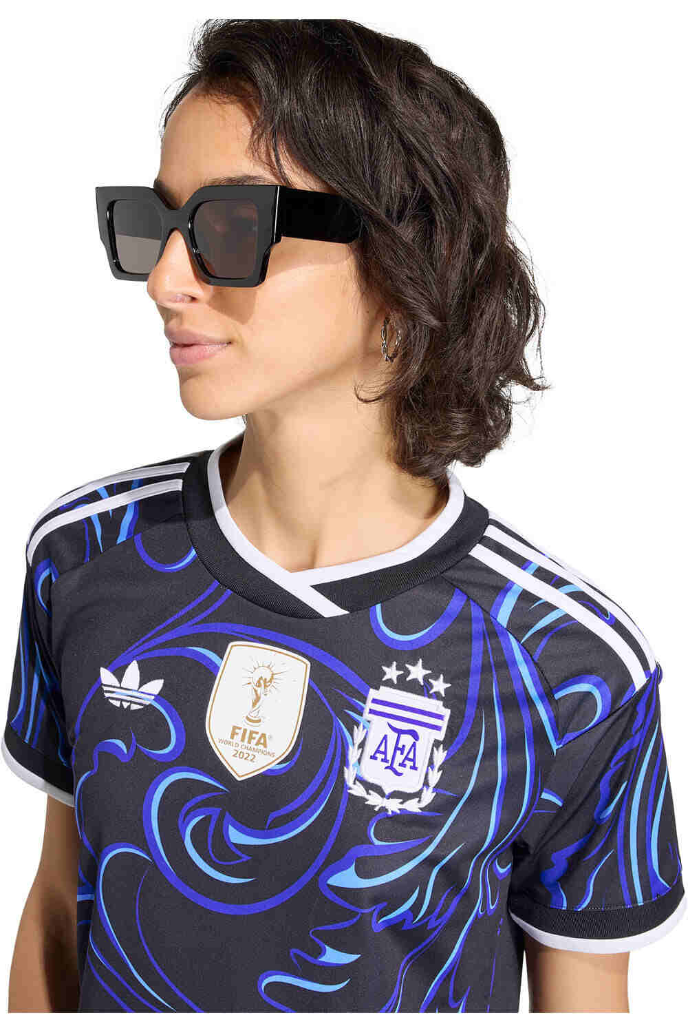 adidas camiseta de fútbol oficiales ARGENTINA 26 A JSY W D vista detalle