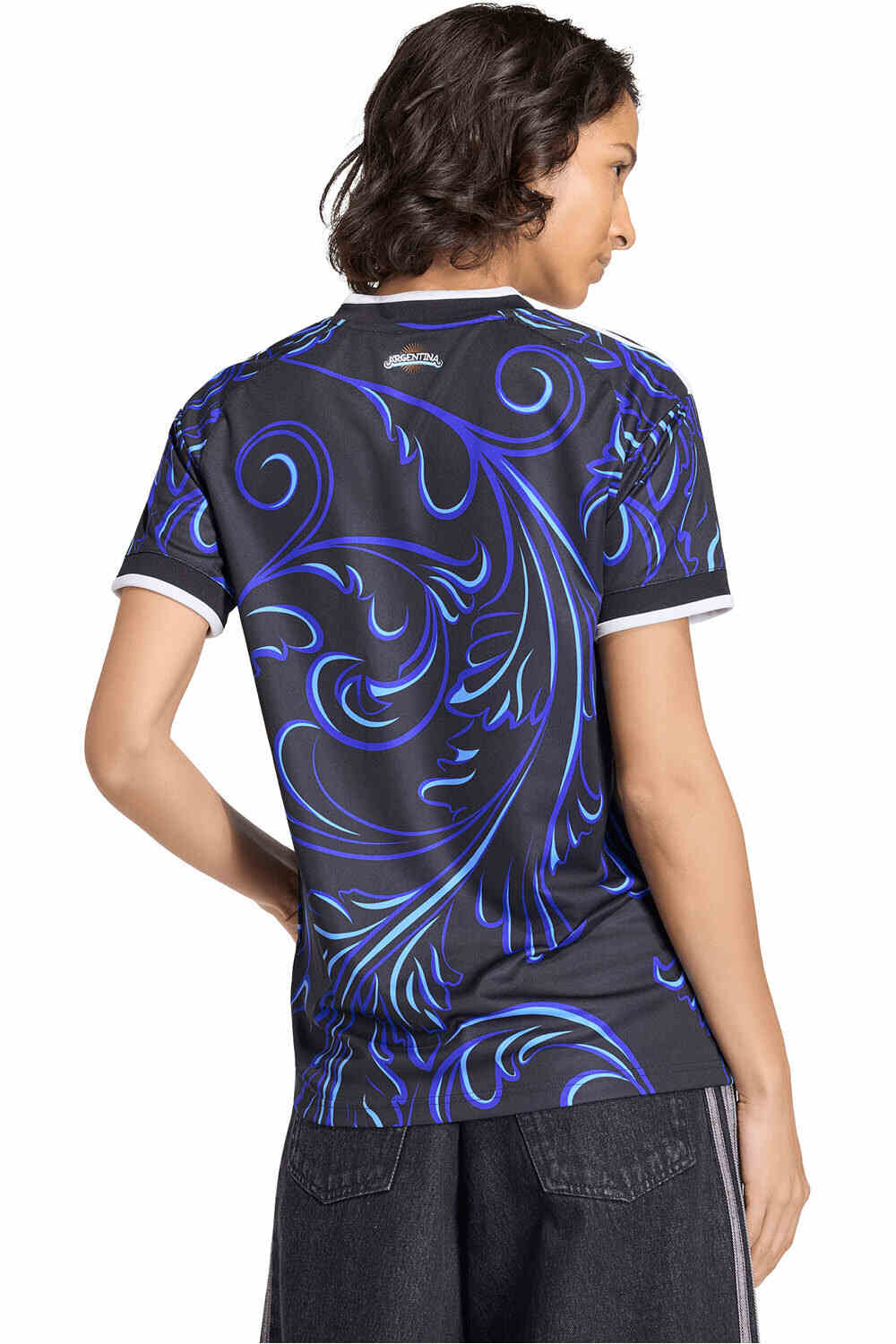 adidas camiseta de fútbol oficiales ARGENTINA 26 A JSY W D vista trasera