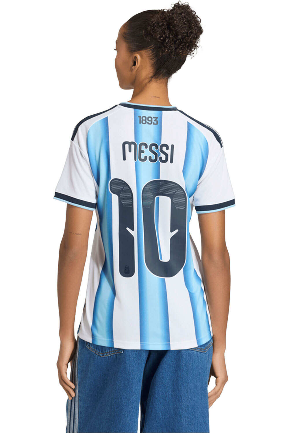 adidas camiseta de fútbol oficiales ARGENTINA 26 H JSY 10WD vista trasera