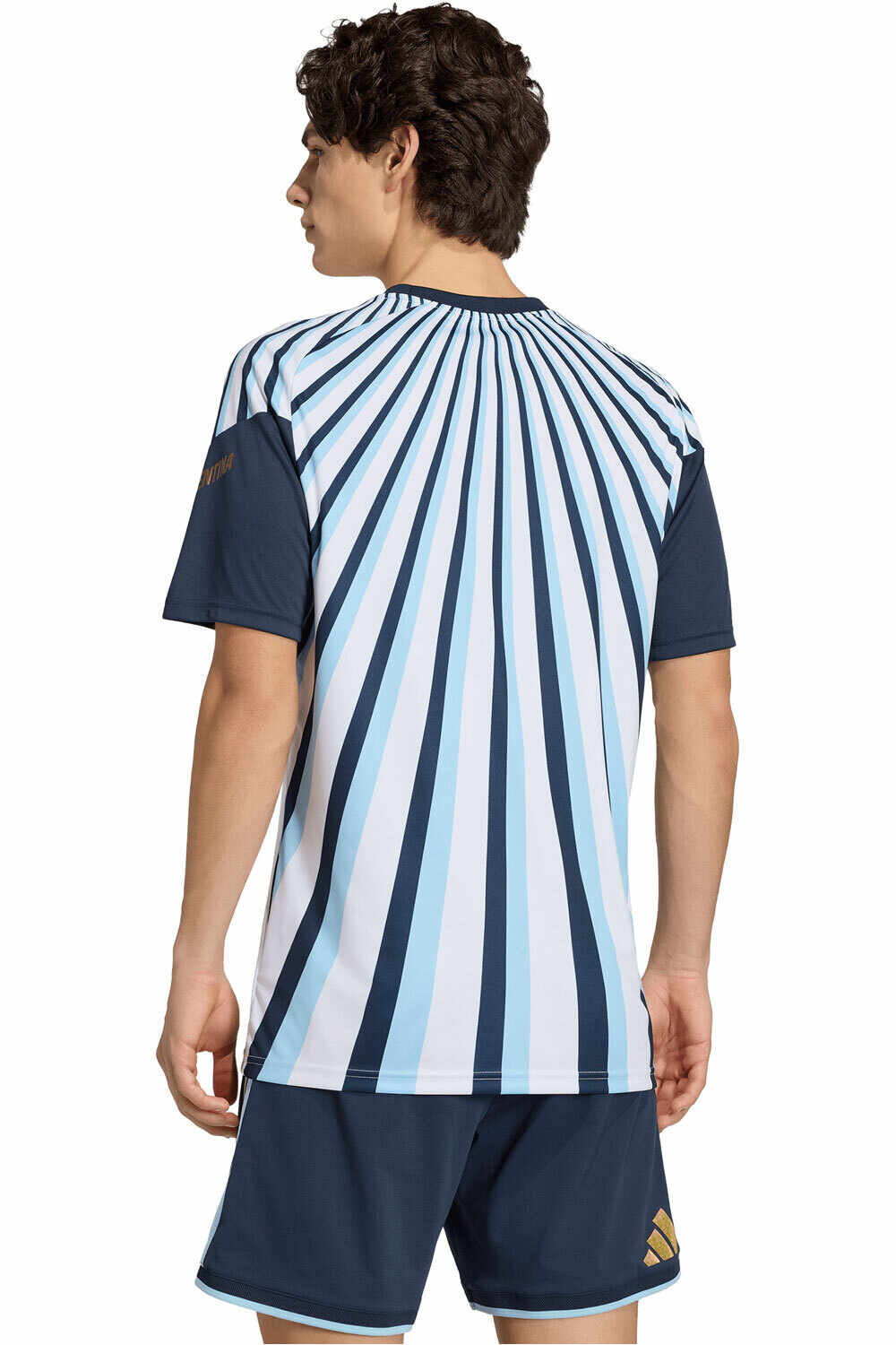 adidas camiseta de fútbol oficiales ARGENTINA 26 PREMATCH vista trasera